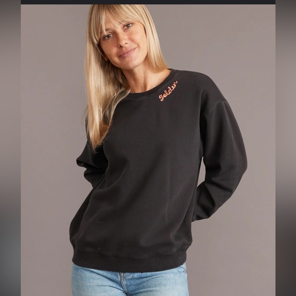 Marine Layer Tops - NWOT Marine Layer Sundown Oversized Sweatshirt in Anthracite Size Medium